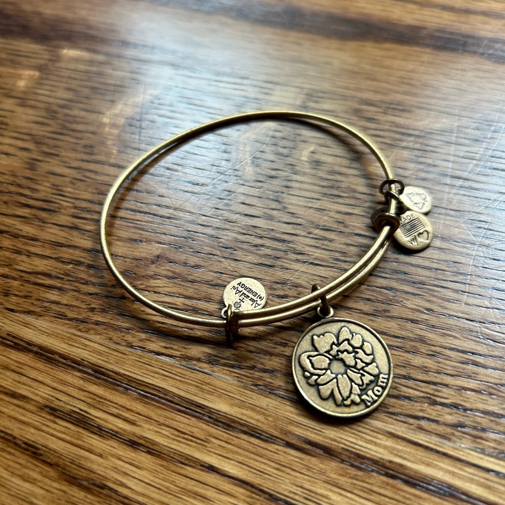 Alex & Ani Mom charm bracelet